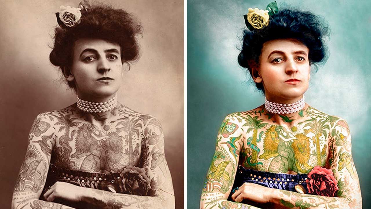 Maud Stevens Wagner, la primera tatuadora profesional - Más de Cultura