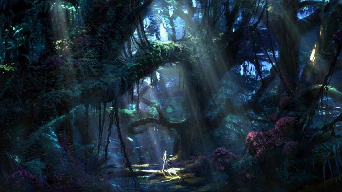 Felipe Pesántez trabaja en la ambientación de películas como Avatar 2. Fotograma de la primera película.
