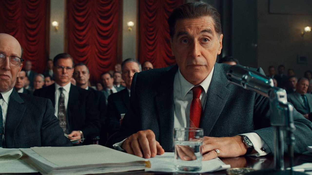 Al Pacino en la película "El Irlandés"