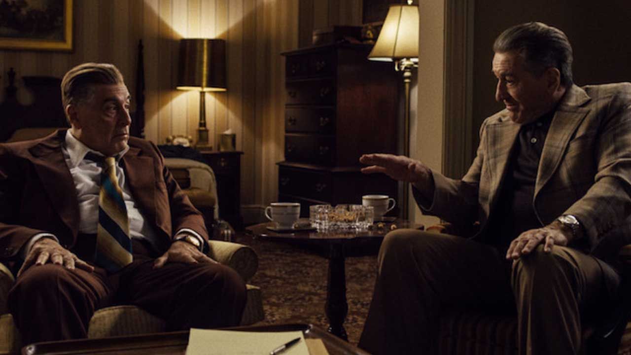 Al Pacino y Robert de Niro en la película "El Irlandés"